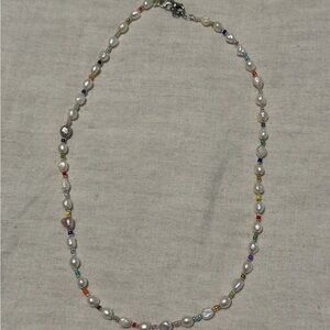 Trendy Y2K Multicolor Freshwater Pearl Necklace
